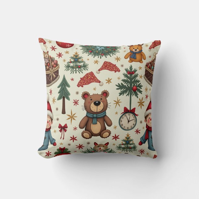 almohadón de almohada de navidades (Anverso)