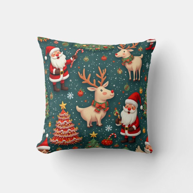 almohadón de almohada de navidades (Anverso)