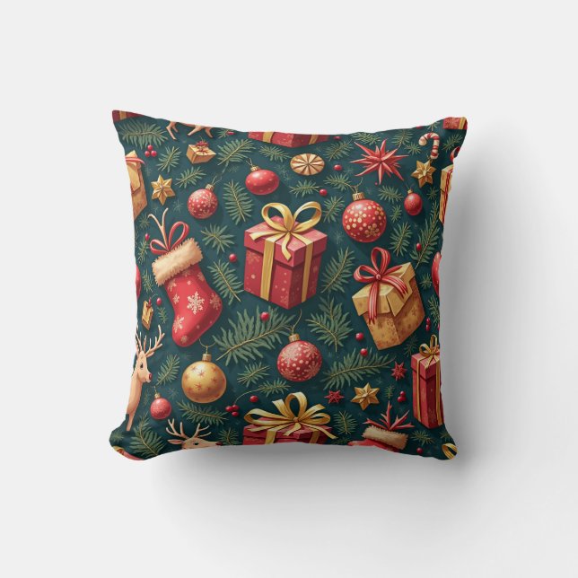 almohadón de almohada de navidades (Anverso)