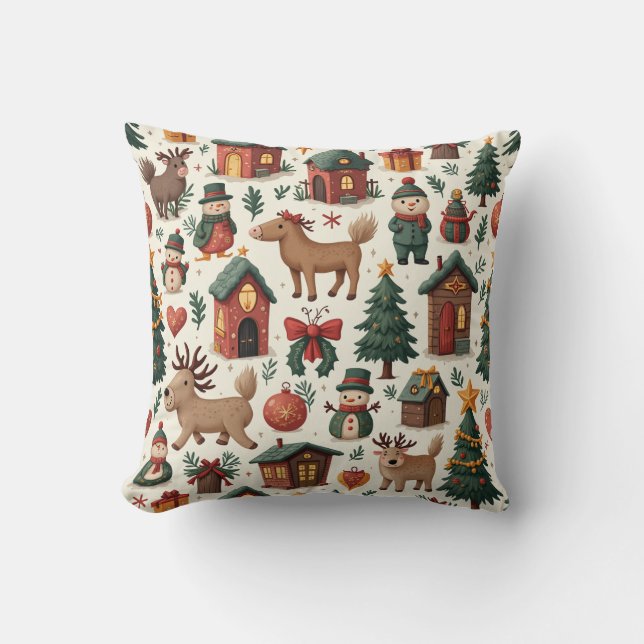 almohadón de almohada de navidades (Edición) (Anverso)