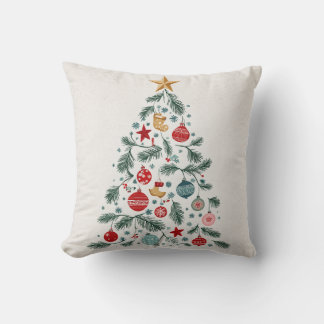 almohadón de almohada de Navidades simples