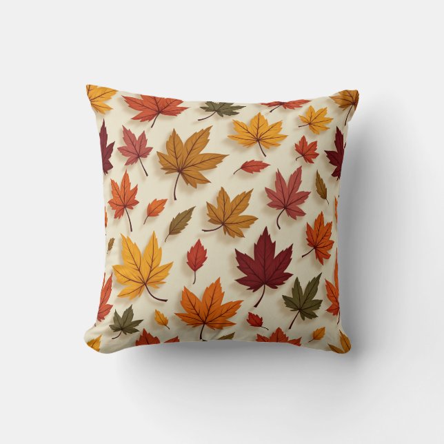 almohadón de almohada de otoño (Anverso)