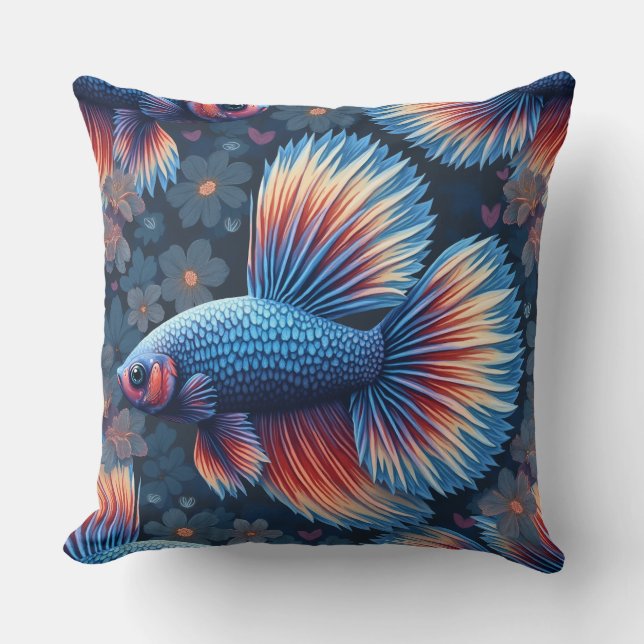 almohadón de almohada de pescado Betta (Anverso)