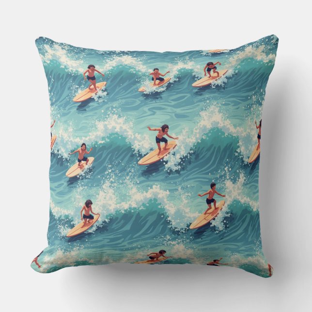 almohadón de almohada de surf (Anverso)