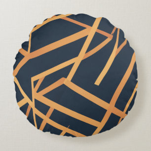 almohadón de almohada dorada marina