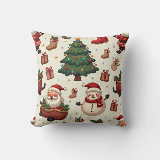 almohadón de almohada patrón navidad