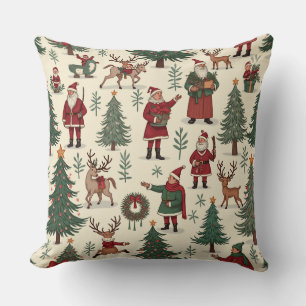 almohadón de almohada patrón navidad