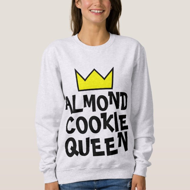 ALMOND COOKIE QUEEN CAMISETAS DULCES DE MUJERES (Anverso)