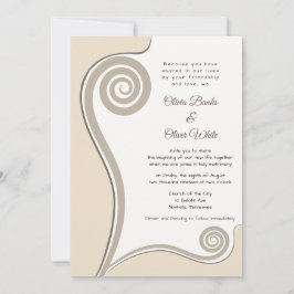 Almond Koru - Nuevos comienzos - Invitación