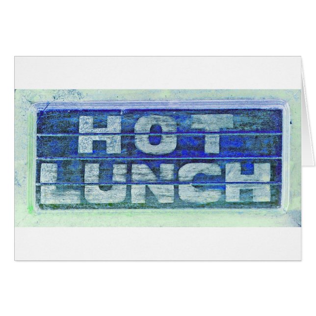 Almuerzo caliente (Anverso (Horizontal))
