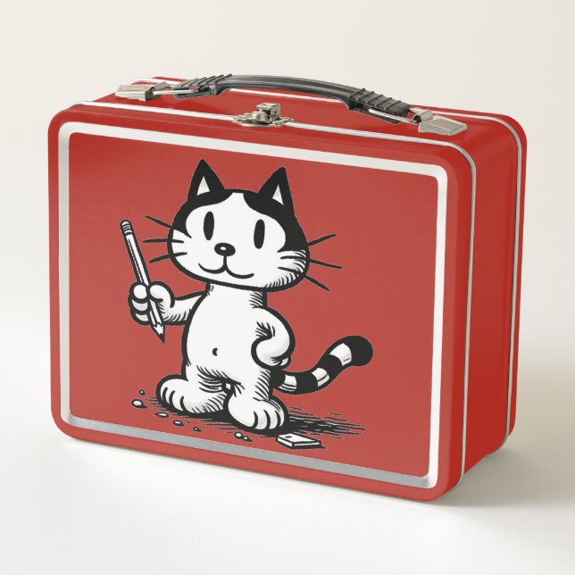 Almuerzo de gato escolar (Anverso)