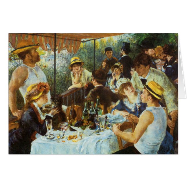 Almuerzo de los remeros de Pierre Renoir (Anverso (Horizontal))