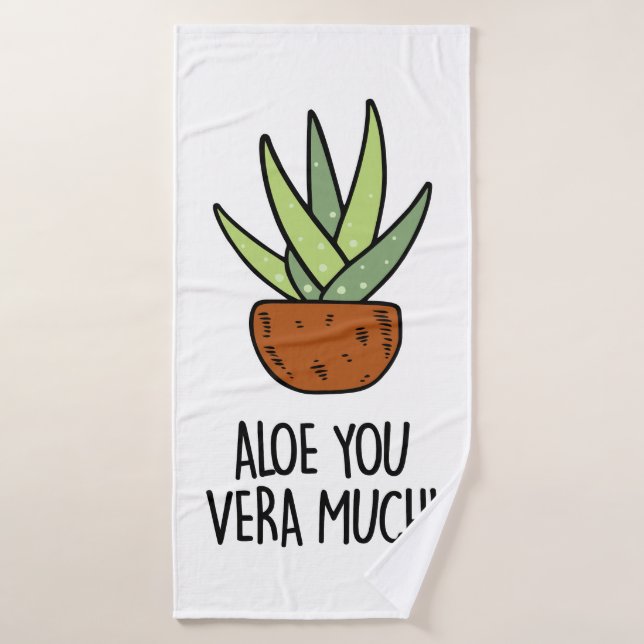 Aloe Vera (Toalla de baño)