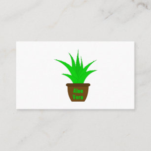 Aloe Vera con una etiqueta