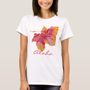 Aloha   Camiseta Hawaii Hibiscus