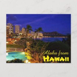Aloha de la postal de Hawaii