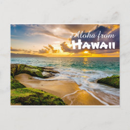 Aloha de la postal de Hawaii