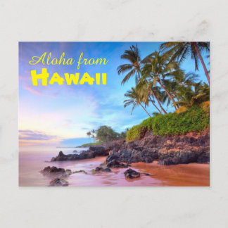 Aloha de la postal de Hawaii