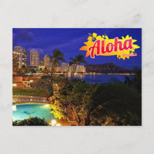 Aloha de la postal de Hawaii