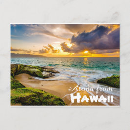 Aloha de la postal de Hawaii