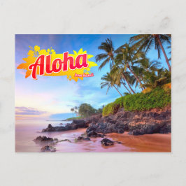 Aloha de la postal de Hawaii