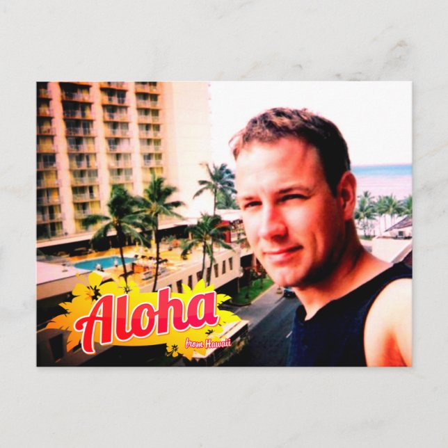 Aloha de la postal de Hawaii (Anverso)