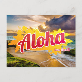 Aloha de la postal de Hawaii