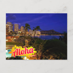 Aloha de la postal de Hawaii