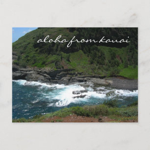 aloha de postal kauai
