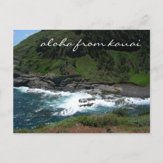 aloha de postal kauai