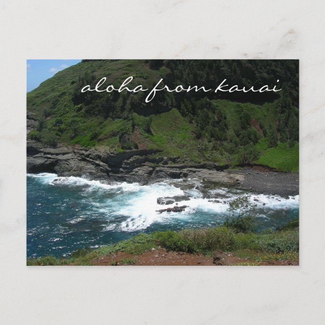 aloha de postal kauai (Anverso)