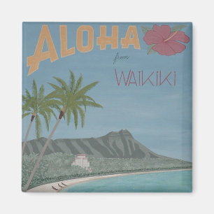 ALOHA del imán WAIKIKI