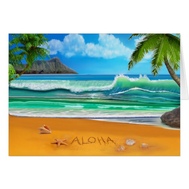 Aloha Hawái (Anverso (Horizontal))