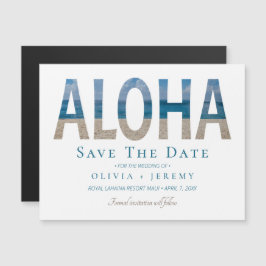 Aloha Hawaiian Beach Wedding Salva La Fecha
