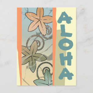 Aloha Hawaiian Luau Baby Invitación