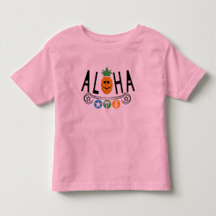 Aloha Pineapple Design - Toddler Fine Jersey T-Shi