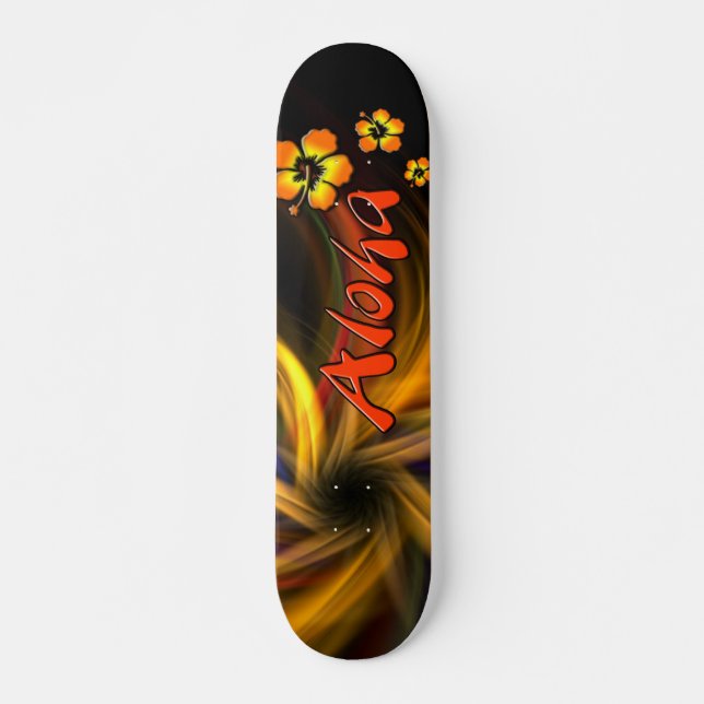 Aloha Skateboard (Anverso )