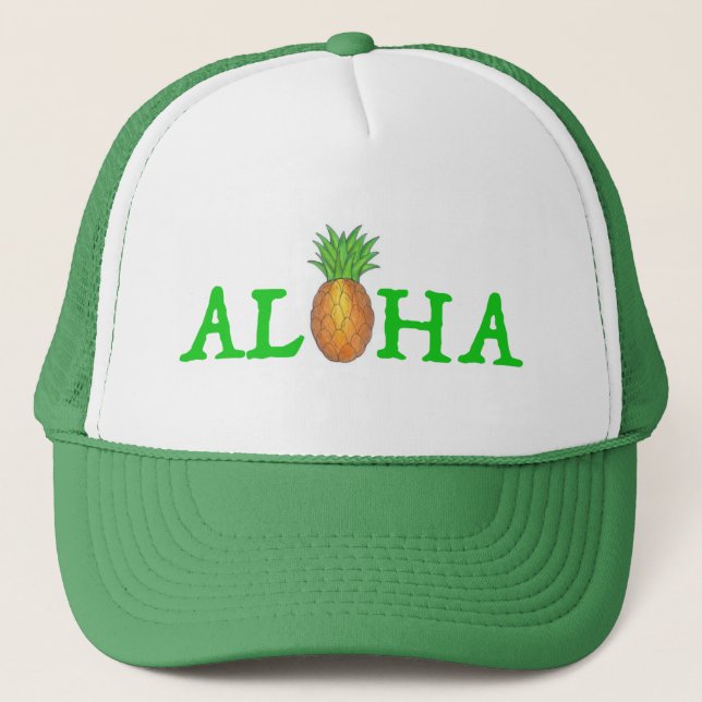 ALOHA Tropical Island Hawái Gorra de la piña (Anverso)