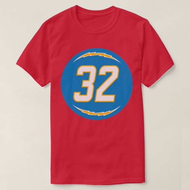 Alohi Gilman Number 32 Jersey Los Angeles Chargers (Diseño del anverso)