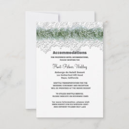 Alojamiento Boda de Respiración de encajes blancos