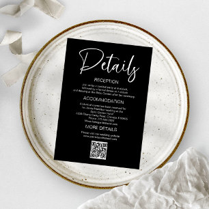 Alojamiento de detalles de la invitación de boda e