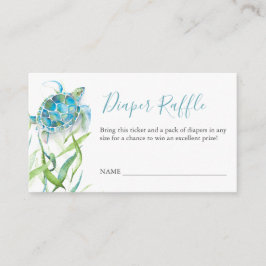 Alojamiento de invitación para pañales de tortuga