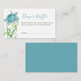 Alojamiento de invitación para pañales de tortuga 