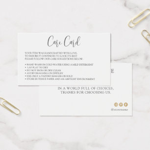 Alojamiento de ropa Instrucciones editables