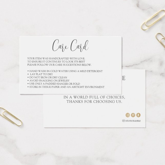 Alojamiento de ropa Instrucciones editables (Oficina)