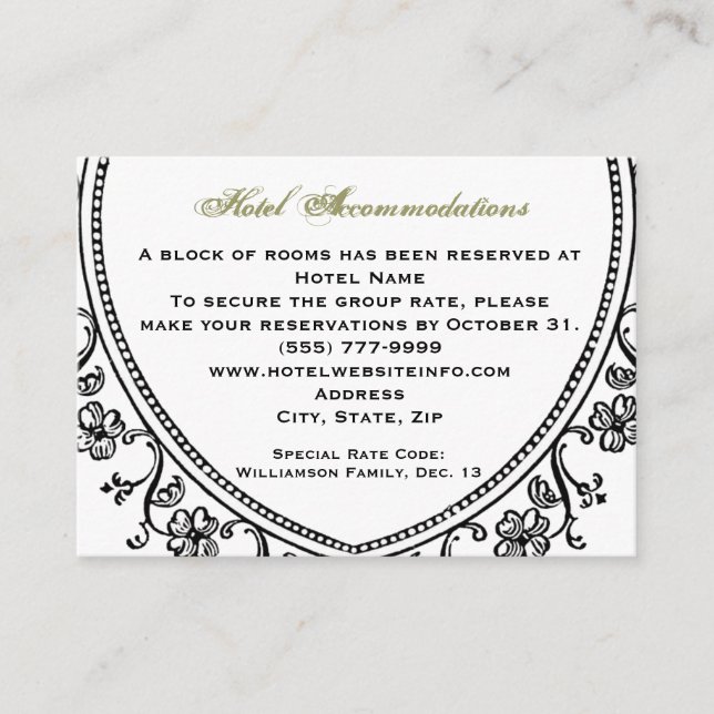 Alojamiento en Hotel Old Heart Insertar Tarjetas (Anverso)