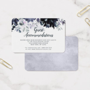 Alojamiento Nocturnal Floral Insertar Tarjeta