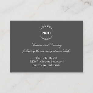 Alojamiento sencillo de recepción de bodas con car