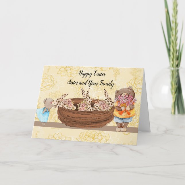 Alojamiento y bolsitas de tarjetas de Pascua para  (Anverso)