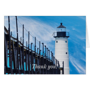 Along Manistee Gracias Notecard